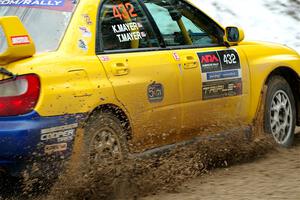 Tom Mayer / Karl Mayer Subaru WRX on SS7, Hunters-McCormick Lake I.