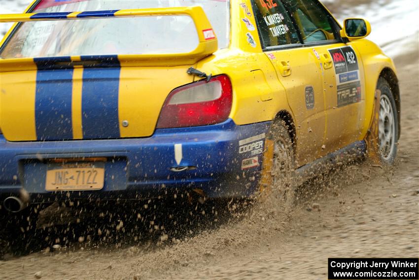 Tom Mayer / Karl Mayer Subaru WRX on SS7, Hunters-McCormick Lake I.