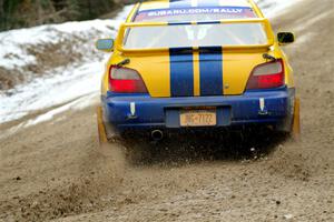 Tom Mayer / Karl Mayer Subaru WRX on SS7, Hunters-McCormick Lake I.