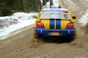 Tom Mayer / Karl Mayer Subaru WRX on SS7, Hunters-McCormick Lake I.