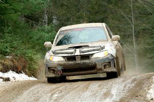 Tim Wickberg / Bryce Proseus Subaru WRX STi on SS7, Hunters-McCormick Lake I.