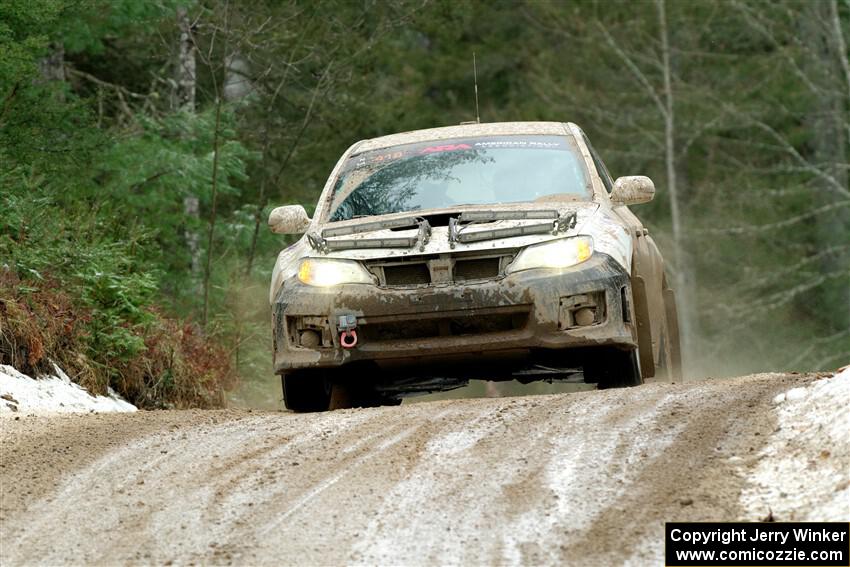 Tim Wickberg / Bryce Proseus Subaru WRX STi on SS7, Hunters-McCormick Lake I.