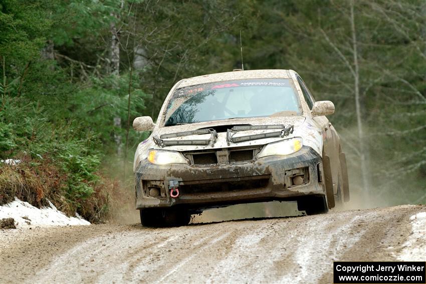 Tim Wickberg / Bryce Proseus Subaru WRX STi on SS7, Hunters-McCormick Lake I.