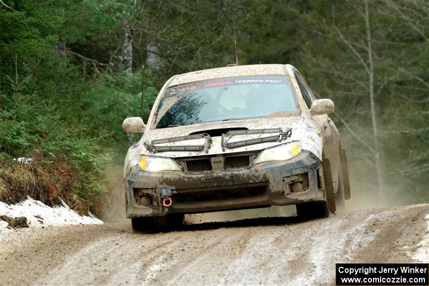 Tim Wickberg / Bryce Proseus Subaru WRX STi on SS7, Hunters-McCormick Lake I.