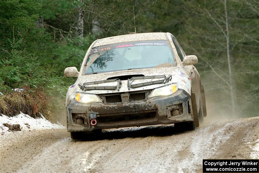 Tim Wickberg / Bryce Proseus Subaru WRX STi on SS7, Hunters-McCormick Lake I.