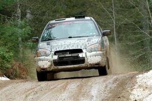 Dan Shirley / Nate Lybarger Subaru Impreza Outback Sport on SS7, Hunters-McCormick Lake I.