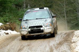 Dan Shirley / Nate Lybarger Subaru Impreza Outback Sport on SS7, Hunters-McCormick Lake I.