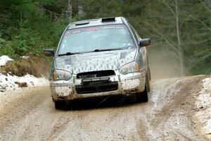 Dan Shirley / Nate Lybarger Subaru Impreza Outback Sport on SS7, Hunters-McCormick Lake I.