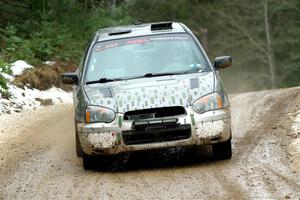 Dan Shirley / Nate Lybarger Subaru Impreza Outback Sport on SS7, Hunters-McCormick Lake I.