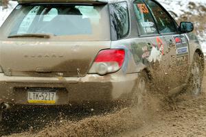 Dan Shirley / Nate Lybarger Subaru Impreza Outback Sport on SS7, Hunters-McCormick Lake I.