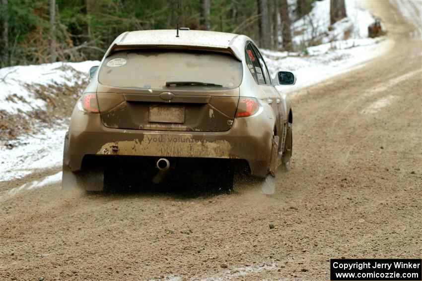 Tim Wickberg / Bryce Proseus Subaru WRX STi on SS7, Hunters-McCormick Lake I.