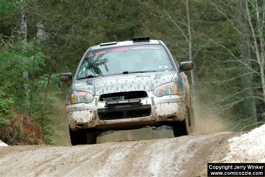 Dan Shirley / Nate Lybarger Subaru Impreza Outback Sport on SS7, Hunters-McCormick Lake I.