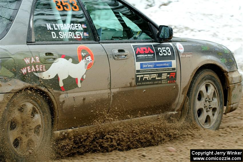 Dan Shirley / Nate Lybarger Subaru Impreza Outback Sport on SS7, Hunters-McCormick Lake I.