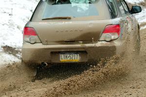 Dan Shirley / Nate Lybarger Subaru Impreza Outback Sport on SS7, Hunters-McCormick Lake I.