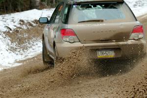 Dan Shirley / Nate Lybarger Subaru Impreza Outback Sport on SS7, Hunters-McCormick Lake I.