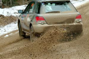 Dan Shirley / Nate Lybarger Subaru Impreza Outback Sport on SS7, Hunters-McCormick Lake I.