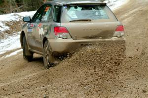 Dan Shirley / Nate Lybarger Subaru Impreza Outback Sport on SS7, Hunters-McCormick Lake I.