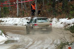 Dan Shirley / Nate Lybarger Subaru Impreza Outback Sport on SS7, Hunters-McCormick Lake I.