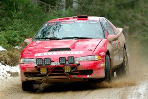 Rob Dupree / Zack Goldstein Mitsubishi Eclipse GSX on SS7, Hunters-McCormick Lake I.