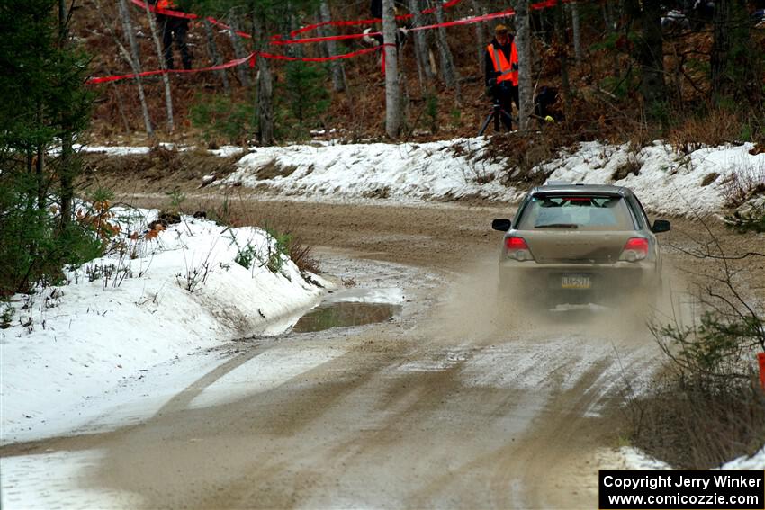 Dan Shirley / Nate Lybarger Subaru Impreza Outback Sport on SS7, Hunters-McCormick Lake I.