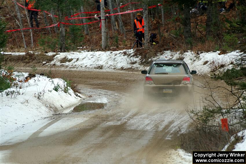 Dan Shirley / Nate Lybarger Subaru Impreza Outback Sport on SS7, Hunters-McCormick Lake I.