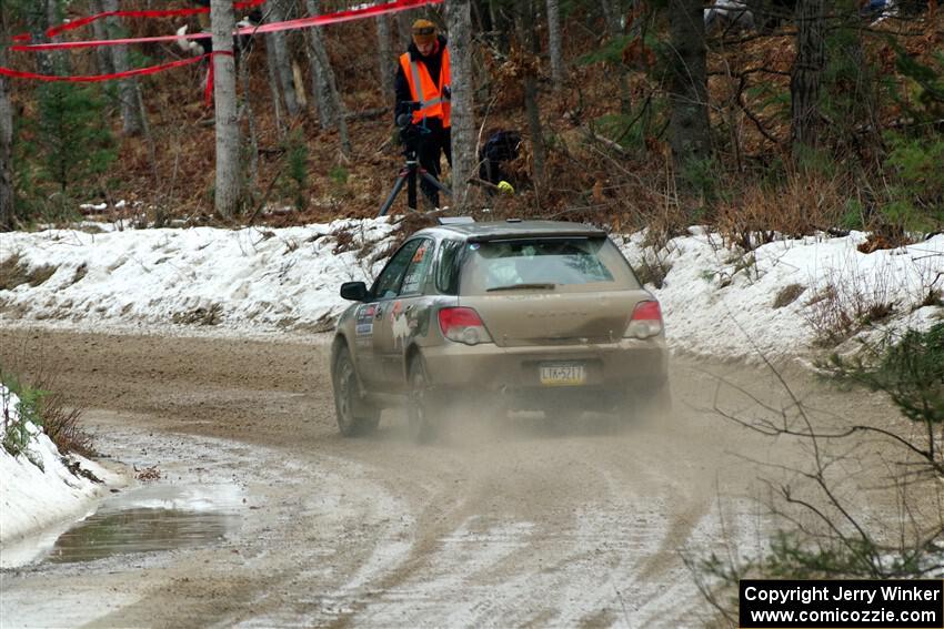 Dan Shirley / Nate Lybarger Subaru Impreza Outback Sport on SS7, Hunters-McCormick Lake I.