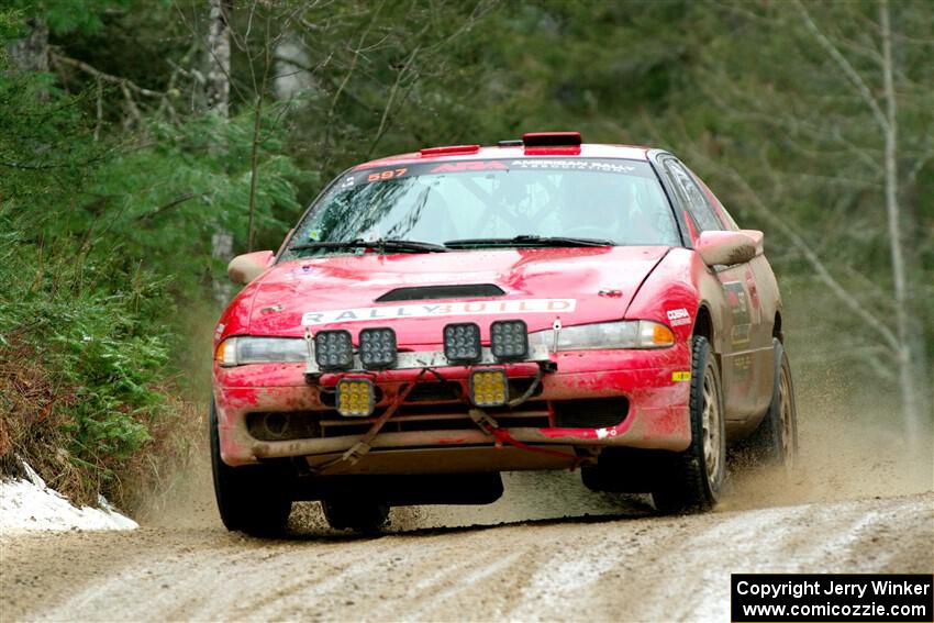 Rob Dupree / Zack Goldstein Mitsubishi Eclipse GSX on SS7, Hunters-McCormick Lake I.