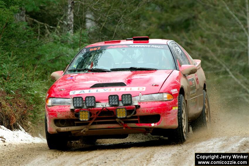 Rob Dupree / Zack Goldstein Mitsubishi Eclipse GSX on SS7, Hunters-McCormick Lake I.