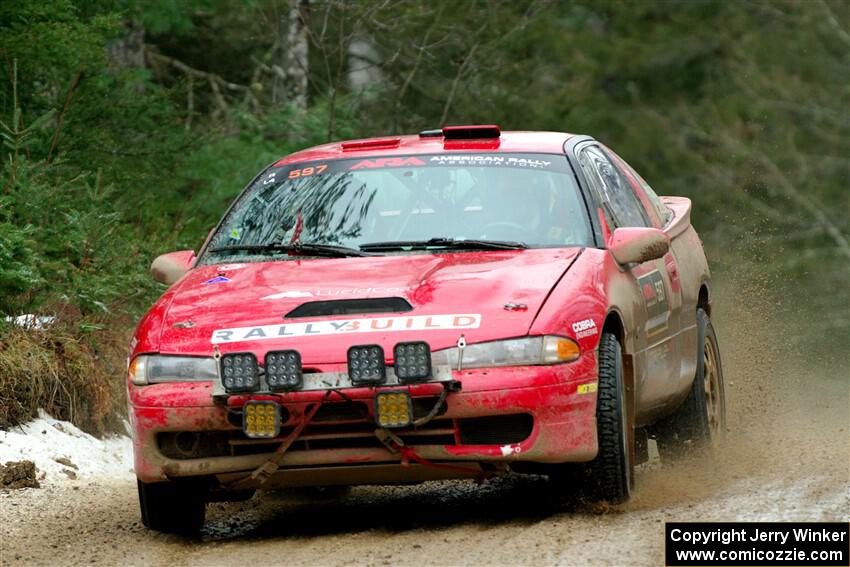 Rob Dupree / Zack Goldstein Mitsubishi Eclipse GSX on SS7, Hunters-McCormick Lake I.