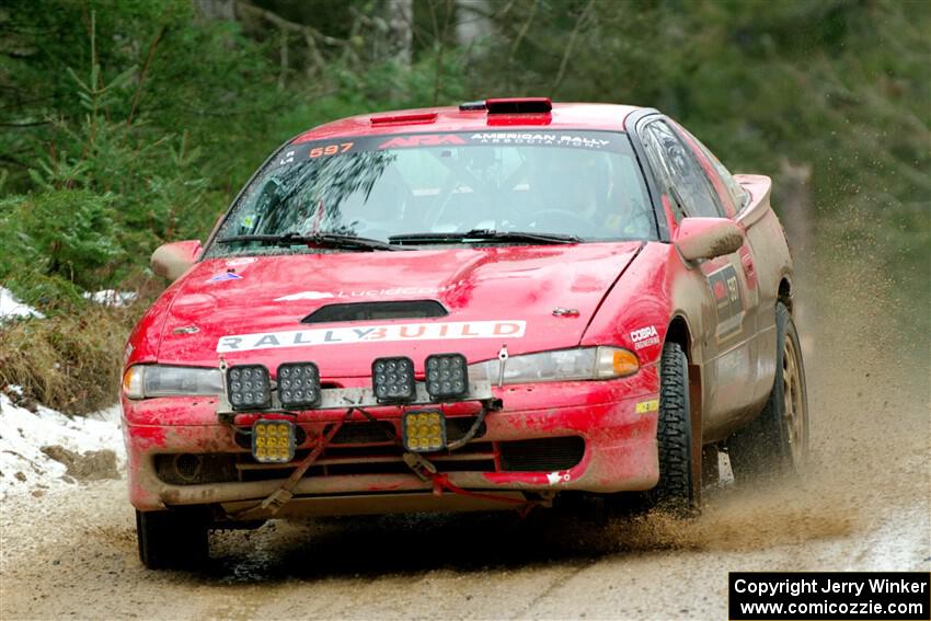 Rob Dupree / Zack Goldstein Mitsubishi Eclipse GSX on SS7, Hunters-McCormick Lake I.