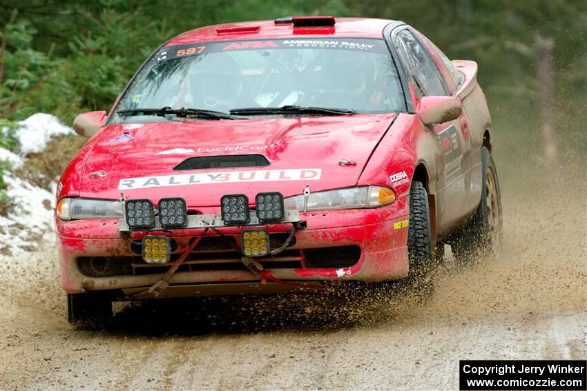 Rob Dupree / Zack Goldstein Mitsubishi Eclipse GSX on SS7, Hunters-McCormick Lake I.