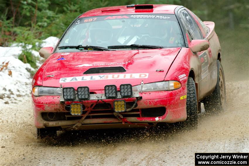 Rob Dupree / Zack Goldstein Mitsubishi Eclipse GSX on SS7, Hunters-McCormick Lake I.