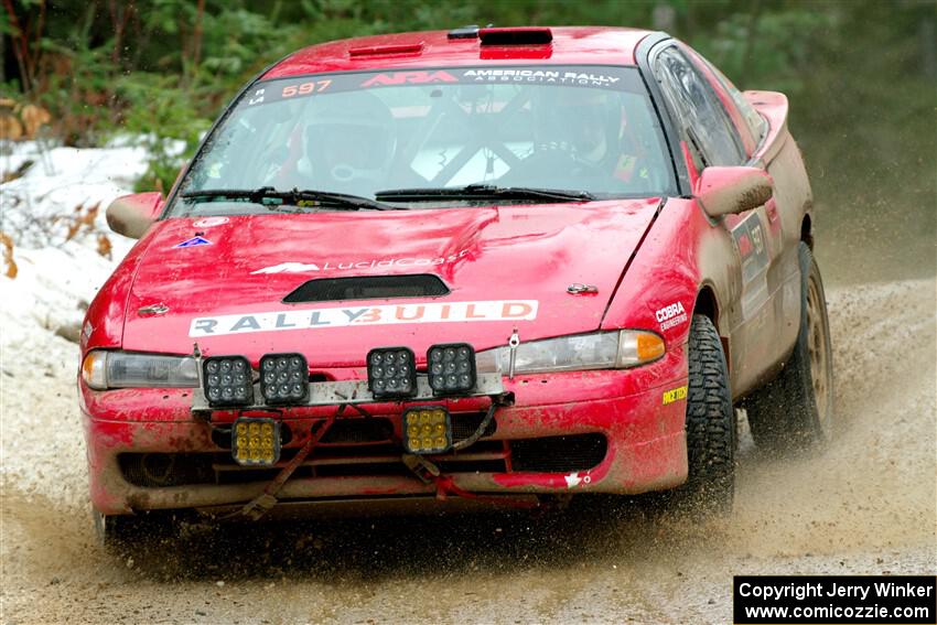 Rob Dupree / Zack Goldstein Mitsubishi Eclipse GSX on SS7, Hunters-McCormick Lake I.