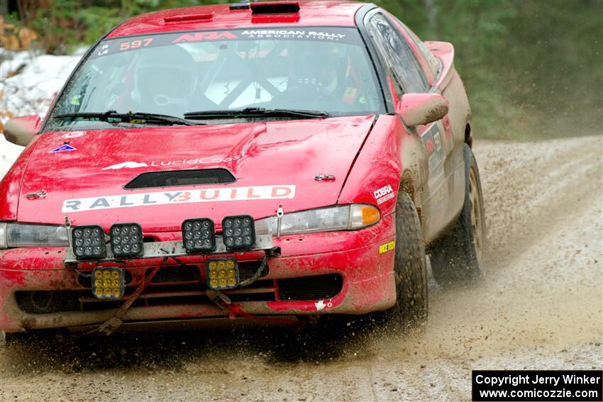 Rob Dupree / Zack Goldstein Mitsubishi Eclipse GSX on SS7, Hunters-McCormick Lake I.