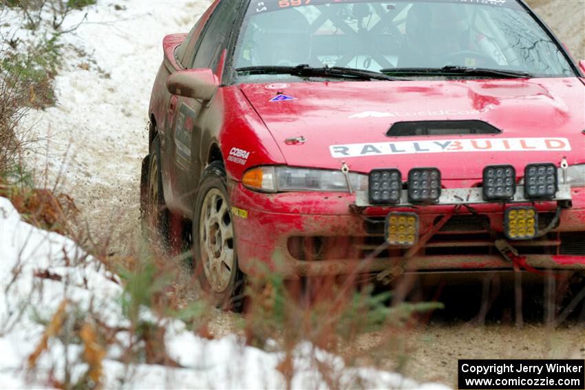 Rob Dupree / Zack Goldstein Mitsubishi Eclipse GSX on SS7, Hunters-McCormick Lake I.