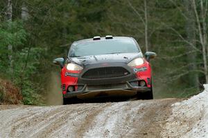 Sean Donnelly / Zach Pfeil Ford Fiesta ST on SS7, Hunters-McCormick Lake I.