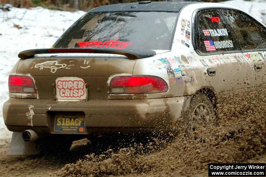 Andy Didorosi / Stefan Trajkov Subaru Impreza on SS7, Hunters-McCormick Lake I.