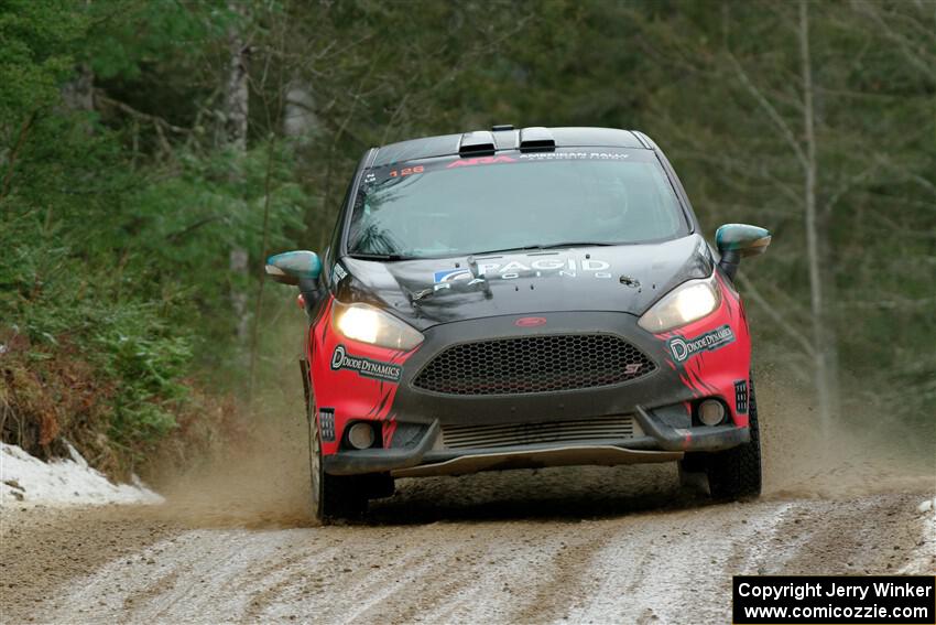 Sean Donnelly / Zach Pfeil Ford Fiesta ST on SS7, Hunters-McCormick Lake I.