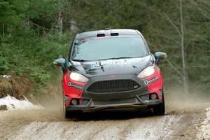 Sean Donnelly / Zach Pfeil Ford Fiesta ST on SS7, Hunters-McCormick Lake I.