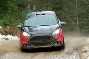 Sean Donnelly / Zach Pfeil Ford Fiesta ST on SS7, Hunters-McCormick Lake I.