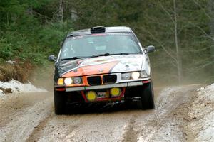 Mike Cessna / Jamie Lambert BMW M3 on SS7, Hunters-McCormick Lake I.