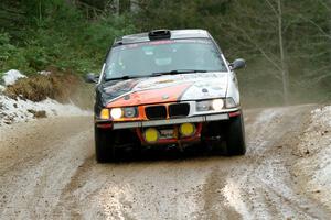 Mike Cessna / Jamie Lambert BMW M3 on SS7, Hunters-McCormick Lake I.