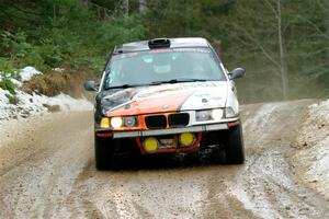 Mike Cessna / Jamie Lambert BMW M3 on SS7, Hunters-McCormick Lake I.