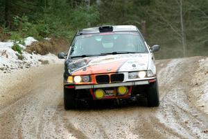 Mike Cessna / Jamie Lambert BMW M3 on SS7, Hunters-McCormick Lake I.