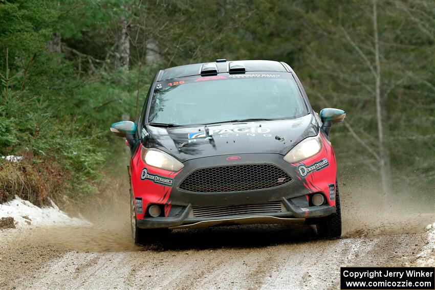 Sean Donnelly / Zach Pfeil Ford Fiesta ST on SS7, Hunters-McCormick Lake I.