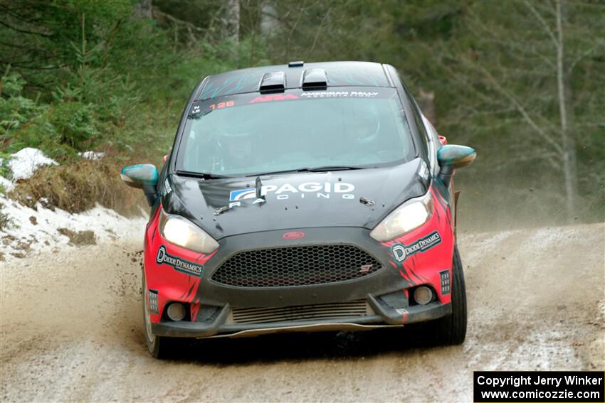 Sean Donnelly / Zach Pfeil Ford Fiesta ST on SS7, Hunters-McCormick Lake I.