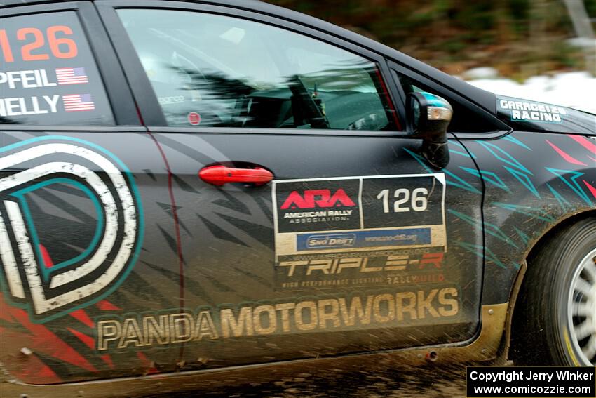 Sean Donnelly / Zach Pfeil Ford Fiesta ST on SS7, Hunters-McCormick Lake I.