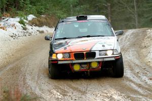 Mike Cessna / Jamie Lambert BMW M3 on SS7, Hunters-McCormick Lake I.