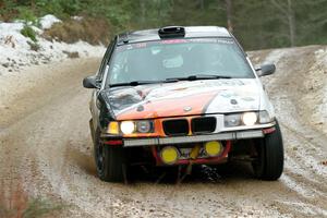 Mike Cessna / Jamie Lambert BMW M3 on SS7, Hunters-McCormick Lake I.