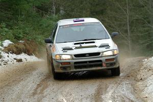 Camden Sheridan / Jeremy Frey Subaru Impreza Outback Sport on SS7, Hunters-McCormick Lake I.